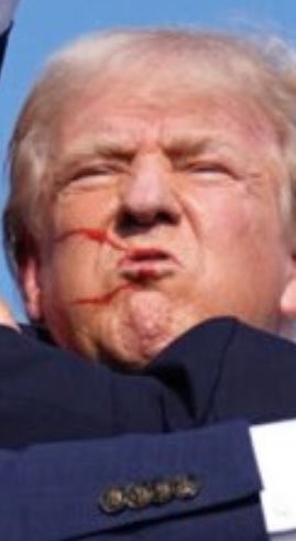 <a href="/Maga_Trigger/">The Maga Trigger</a> 100% staged! Trump was never shot! There’s a blood trail from his lips up to his ear from biting the fake blood capsule! Also there is the fact that cartilage does not grow back!
