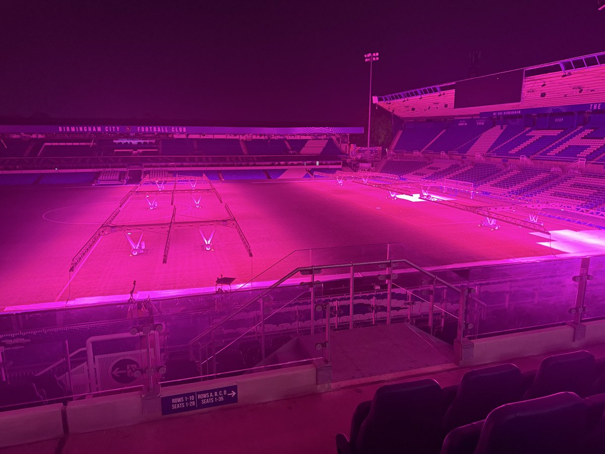 Been a long time coming, but we now have 6 of our new <a href="/SGLsystem/">SGL</a> LED lighting rigs on the pitch to aid recovery and bring a better playing surface for the players, 3 more incoming! Massive investment yet again by the club 💪 <a href="/BCFC/">Birmingham City FC</a>