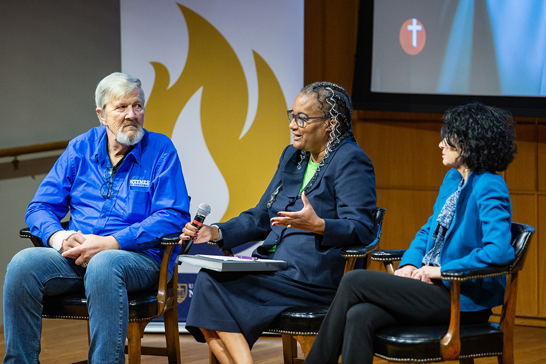 NDHumRts's tweet image. “The death penalty is vengeance. It’s not justice, it’s vengeance — plain and simple.” – Gary Drinkard

The Klau Institute and Catholic Mobilizing Network hosted “Stories of Justice from Death Row” earlier this month.

🎦 Watch the full conversation here: youtu.be/9WJRWnsZ95k?si…