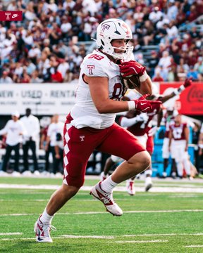 Cam Mellor (@cammellor) on Twitter photo Our <a href="/PFSNcollege/">PFSN College</a> highest-graded American TEs:
Peter Clarke, Temple: 85.2
Brody Foley, Tulsa: 81.1
Jayvontay Conner, ECU: 79.2
Jonathan Echols, USF: 76.0
Houston Thomas, UTSA: 74.7
Desirrio Riles, ECU: 74.4
Michael Kirch, FAU: 74.1
Tre Williams III, North Texas: 74.0
Wyatt Our <a href="/PFSNcollege/">PFSN College</a> highest-graded American TEs:
Peter Clarke, Temple: 85.2
Brody Foley, Tulsa: 81.1
Jayvontay Conner, ECU: 79.2
Jonathan Echols, USF: 76.0
Houston Thomas, UTSA: 74.7
Desirrio Riles, ECU: 74.4
Michael Kirch, FAU: 74.1
Tre Williams III, North Texas: 74.0
Wyatt