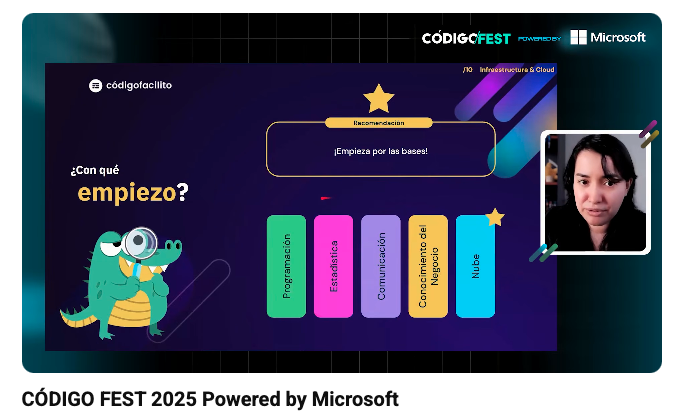 maryanfer23's tweet image. Listo mi cafecito, ahora seguimos con #CODIGOFEST

Las herramientas que tienes que conocer si trabajas con datos en 2025 con @LaMatemaga