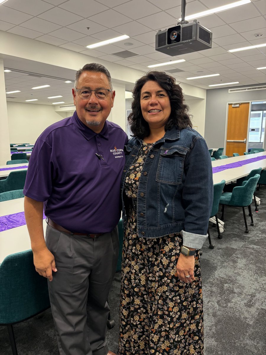 Honored to join <a href="/maricopacounty/">Maricopa County</a> employees for today’s luncheon on Domestic Violence Awareness, hosted by Supervisor <a href="/Steve_Gallardo/">Supervisor Steve Gallardo</a>.

I had the opportunity to share how the <a href="/CityofPhoenixAZ/">City of Phoenix, AZ</a> is working to raise awareness through our Paint Phoenix Purple campaign—a citywide effort