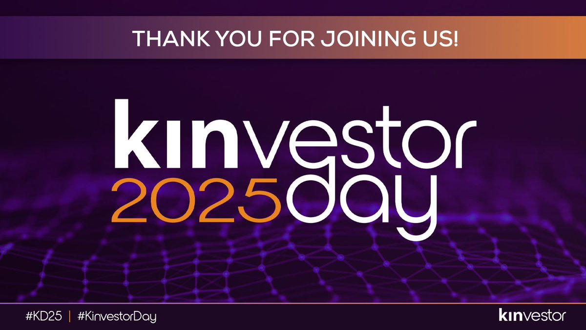 That's a wrap on #KinvestorDay 2025! Thank you to all of our panelists, presenters and everyone who joined us to hear exciting stories in #Mining and #Energy. Stay tuned for replays of the #KD25 presentations, coming soon to the Kinvestor YouTube channel: hubs.li/Q03PYhwd0
