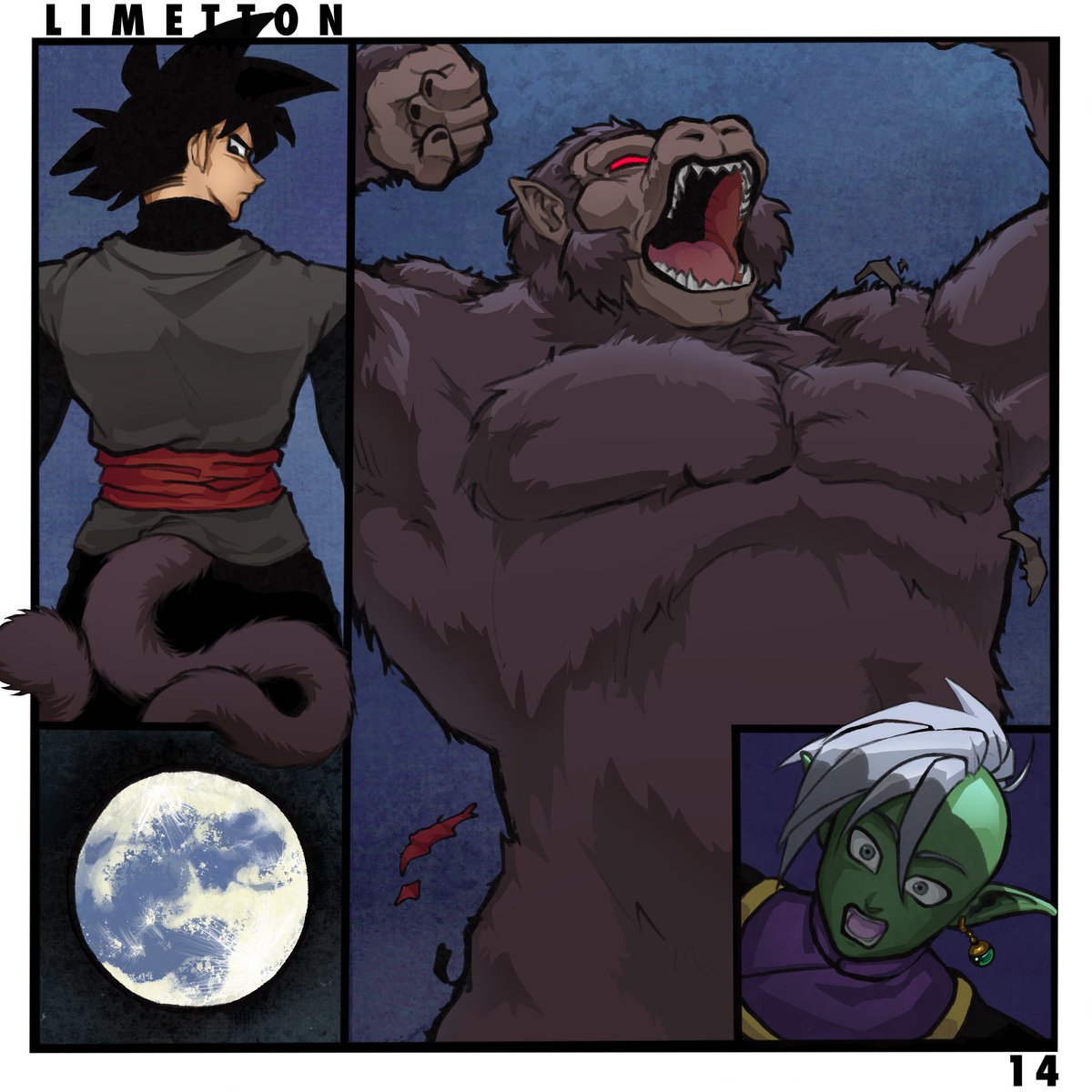 Limetton's tweet image. #Zamatober 14 - New transformation
Not new for us, but definitely for Zamasu