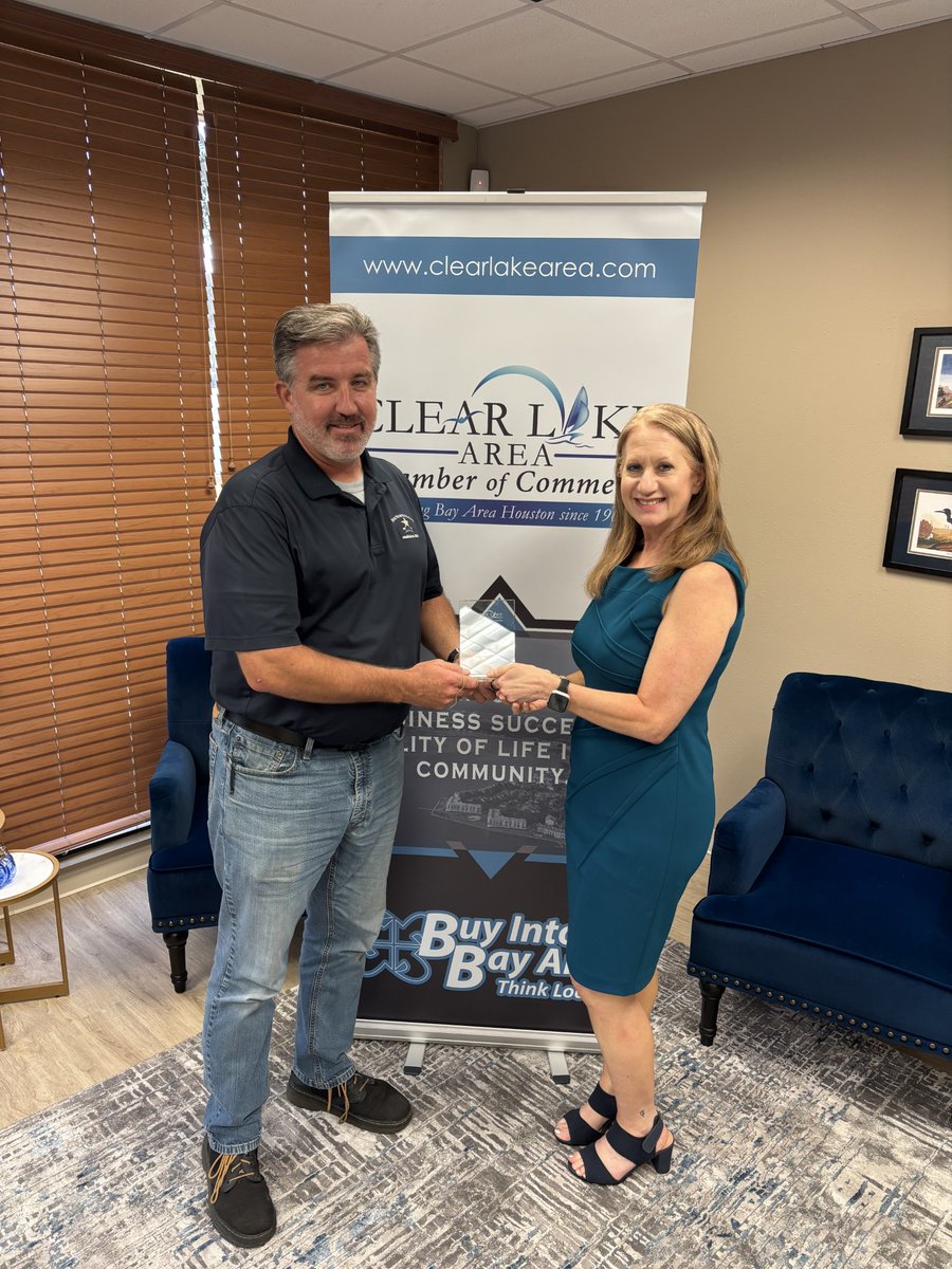 clacctx's tweet image. 👏 Thank you to Patrick McAndrew, General Manager of True North Marine, for serving as the Clear Lake Area Chamber’s Marine/Industry Liaison! We appreciate your leadership and commitment to our marine community. ⚓💙 #CommunityStrong #TrueNorthMarine