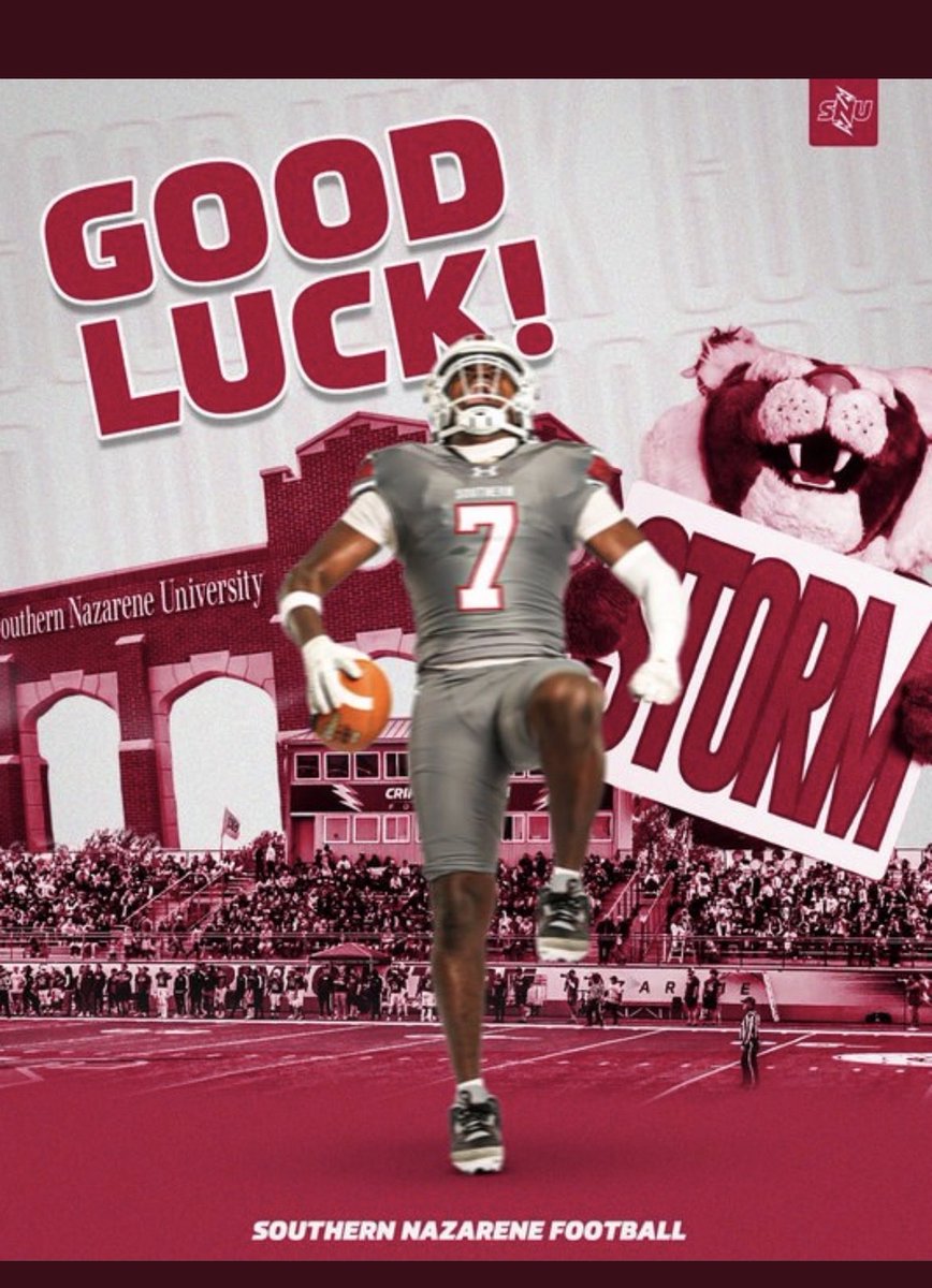 thank you for wishing me luck <a href="/SNU1899/">Southern Nazarene University</a> and <a href="/Coach_Stansell/">JOSH STANSELL</a>