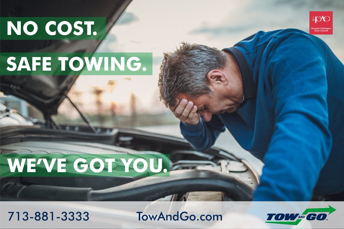 HouGalvAreaCog's tweet image. 🚗 Car trouble? Don’t panic — Tow and Go has you covered!

Get no-cost, safe towing to a nearby location for quick repairs. Flat tire, engine trouble, or out of gas — we’ll get you moving.

📞 713-881-3333
💻 towandgo.com

#TowAndGo #HGAC