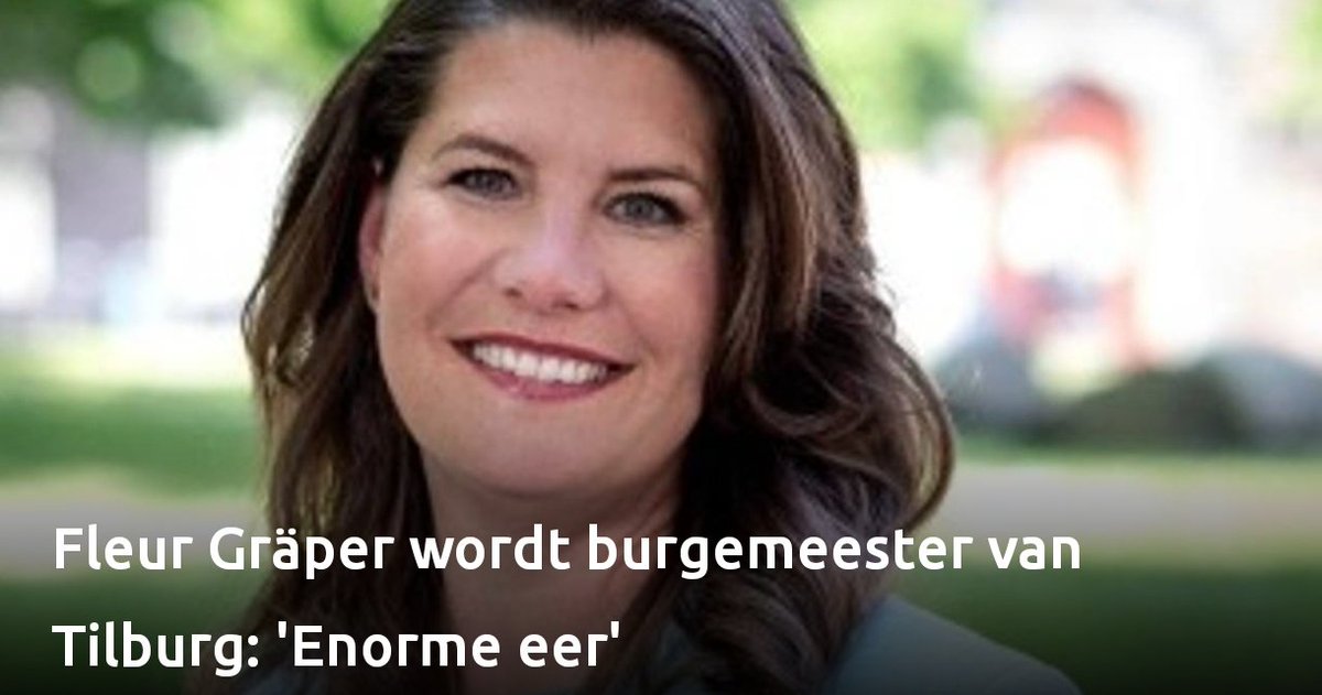 Wij feliciteren Fleur Gräper met haar aanstaande benoeming tot nieuwe burgemeester van Tilburg. Zij wordt daarmee ook, vanaf haar beëdiging op 21 januari 2026 voorzitter van de veiligheidsregio Midden- en West-Brabant. 

omroepbrabant.nl/nieuws/4768127…
#tilburg #fleurgraper #burgemeester