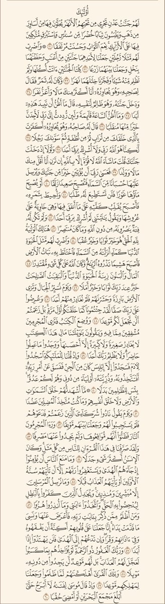 AlMosahf's tweet image. سورة الكهف