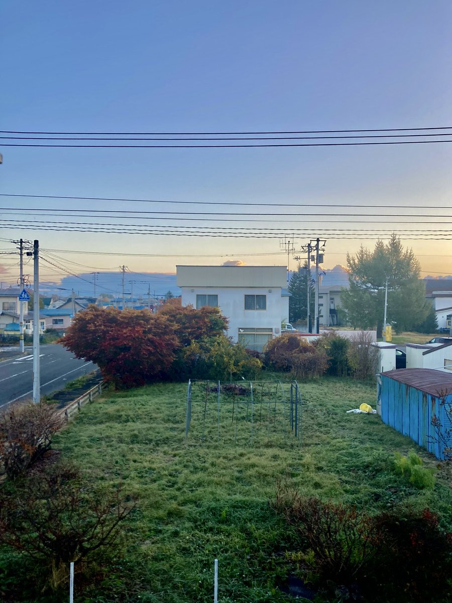 ついに気温一桁の日々が来てそのうち零下二桁になっていく。
#ohayomorning