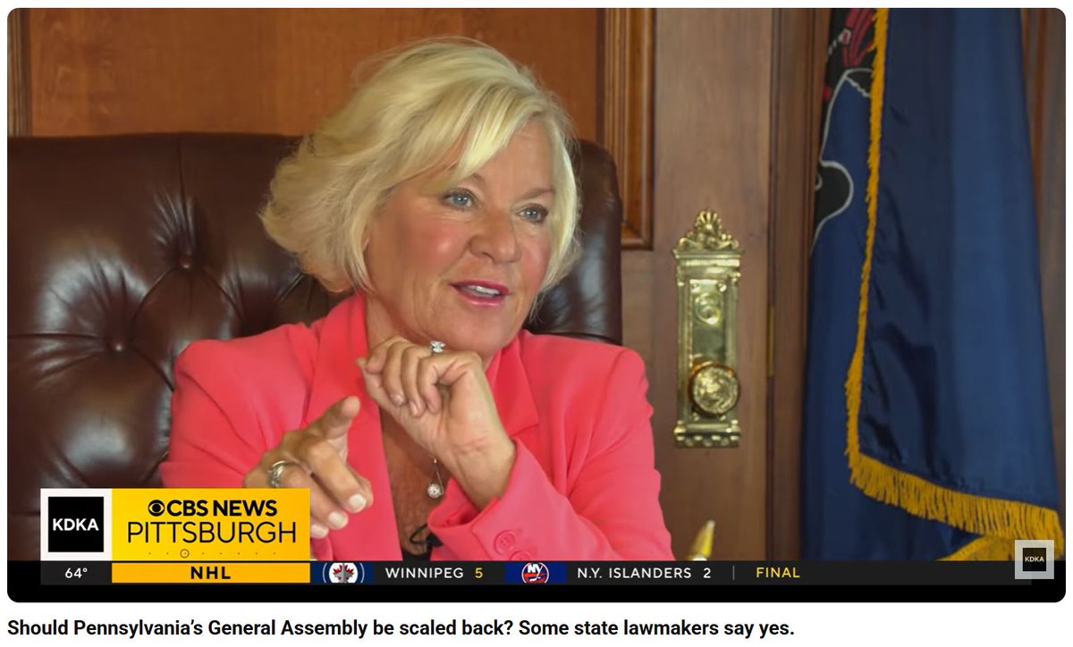 I recently spoke with CBS News' Andy Sheehan about legislation I’ve introduced to reduce the size of the Pennsylvania General Assembly—currently the largest full-time legislature in the nation.

Learn more ➡️ buff.ly/1VSF8qo