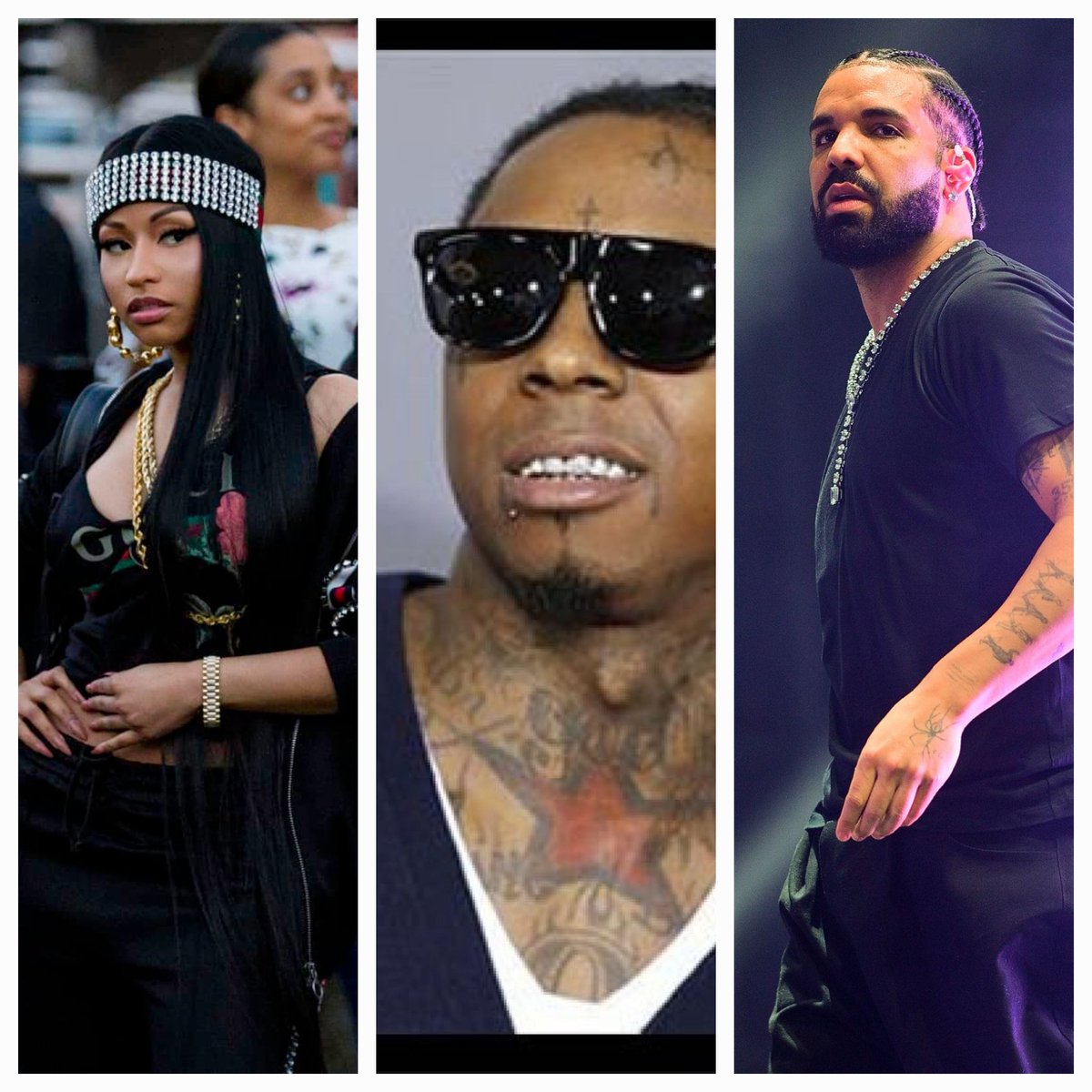 Procdwitcaution's tweet image. The big 3 ran the industry for so long Camel toe wanted them outta of here. I&apos;m too fucked up bout @NICKIMINAJ &amp;amp; @LilTunechi they not going nowhere!!!!!