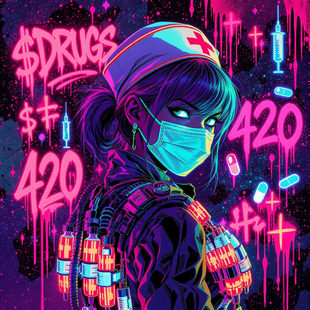 DrugsOnInj's tweet image. 🚨 MINT ALERT — OCT 24, 11 AM EST 🚨
The $DRUGS NFT Collection drops exclusively on @ProtocolTalis  💊🔥 420 pieces of neon rebellion — the Neon Saints are ready to claim the chain.
🧠 Supply: 420 NFTs
🎁 20 Reserved: for collabs & giveaways
📍 Platform: injective.talis.art…