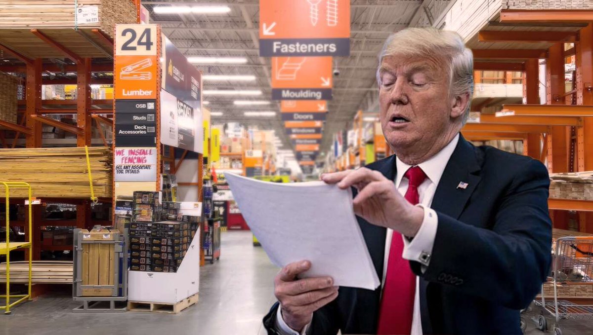 Trump Makes 73rd Trip To Home Depot Since Start Of White House Renovation buff.ly/M44Ary9
