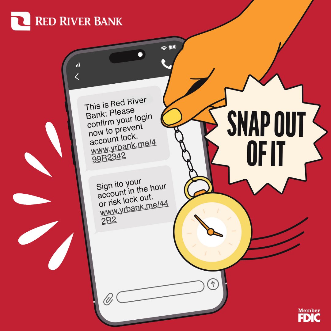 That message that sounds urgent? That text that feels personal? That email that’s just a little off? ✨ That’s not customer service. That’s a scammer spell.

You don’t have to fall for it. Pause. Breathe. Snap out of it. #BanksNeverAskThat

Learn more: banksneveraskthat.com