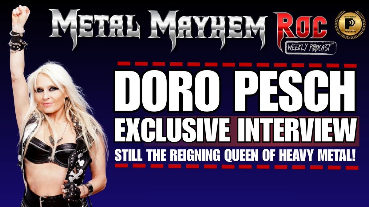 Doro Pesch opens up about her friendships with Lemmy Kilmister and Gene Simmons, plus the story behind her new album Warriors of the Sea — out Oct 24.
Watch: youtu.be/1XXsvWK50vw
Listen: open.spotify.com/episode/6IdjFN…
#DoroPesch #Lemmy #GeneSimmons #HeavyMetal