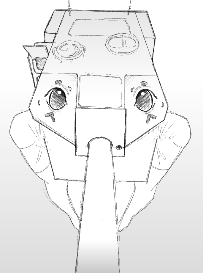 it's XIMI!!! the xm-1 OC I used to draw a lot, might start drawing her more