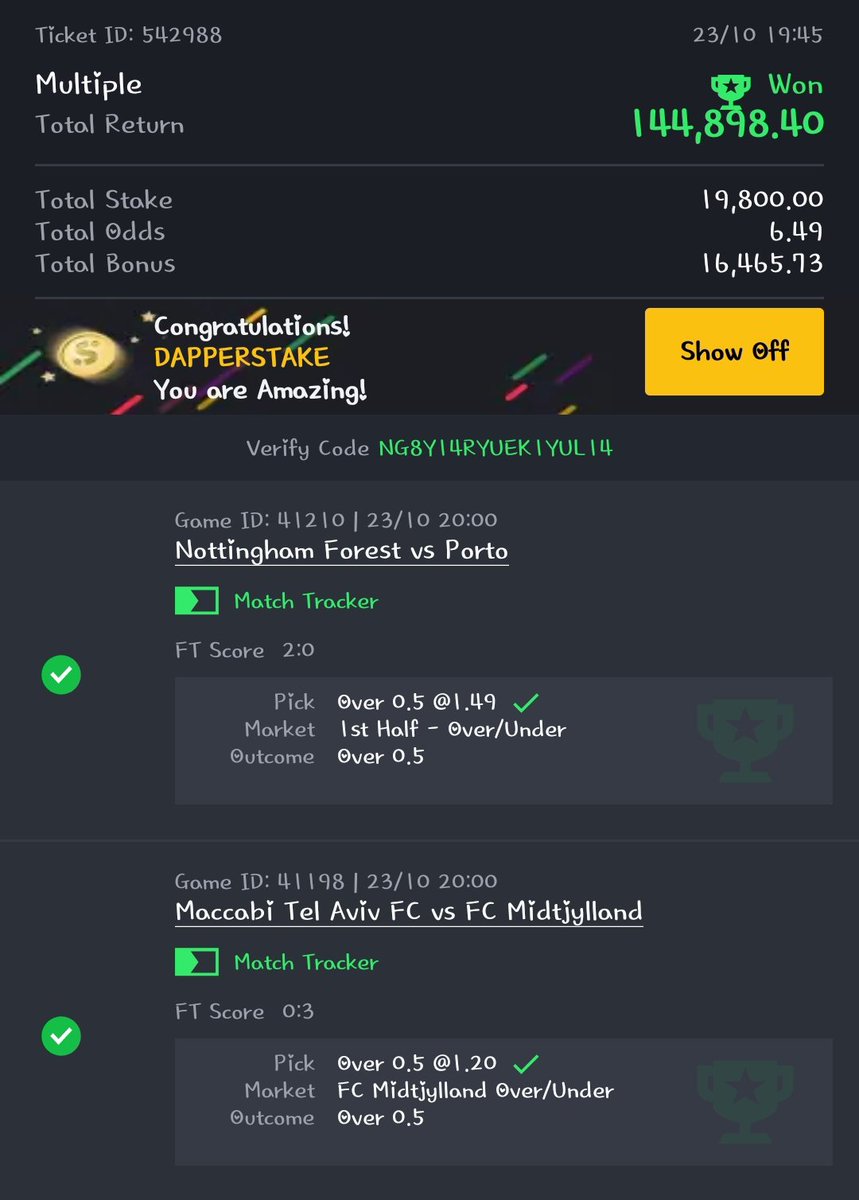 DapperStake's tweet image. ‼️BOOM BOOM BOOM‼️BIG CONGRATULATIONS DAPPERSTAKESZN 🎉🎉🎉🎉