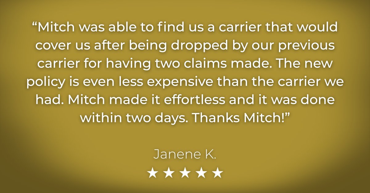 IPAMitch's tweet image. On your own, it may be difficult to find a new insurance company that is willing to accept your claims history. But with an insurance professional on your side, you can get replacement insurance sooner than you think!

📞 Call for a quote: (480) 409-5194