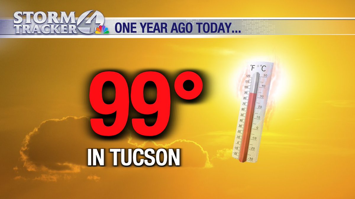 🤣 Only in Tucson…
One year ago today: 99° 🥵
Today: low 80s and everyone’s saying “finally fall!” 🍂