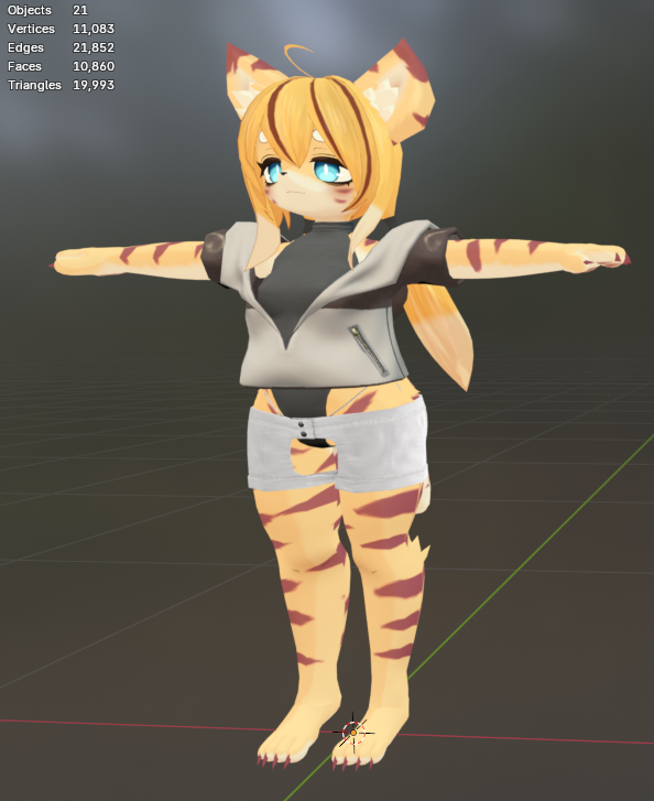 ポヨミナのローポリ版、20000は切れたけど
これ以上削減出来る気がしない
#ポヨミナ