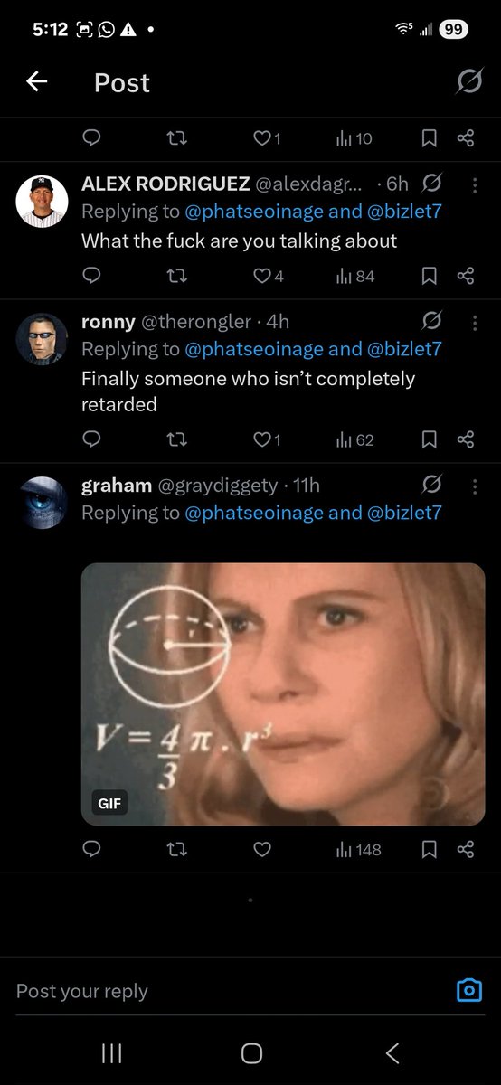 PlanDefCom's tweet image. The replies to the last post I read: