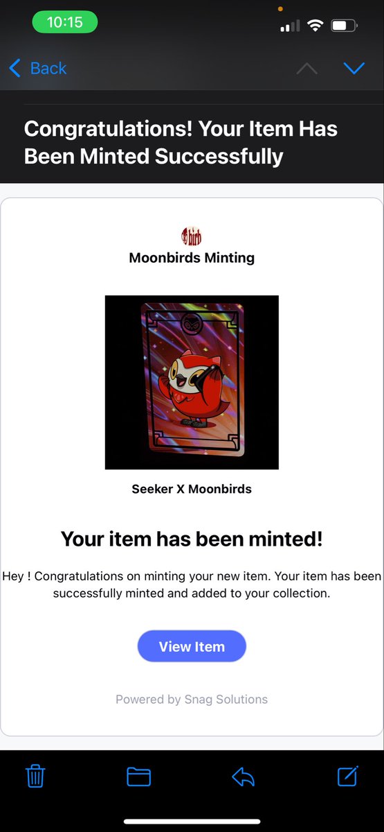 chrispycripto's tweet image. Just claimed my seeker SBT, thanks @moonbirds