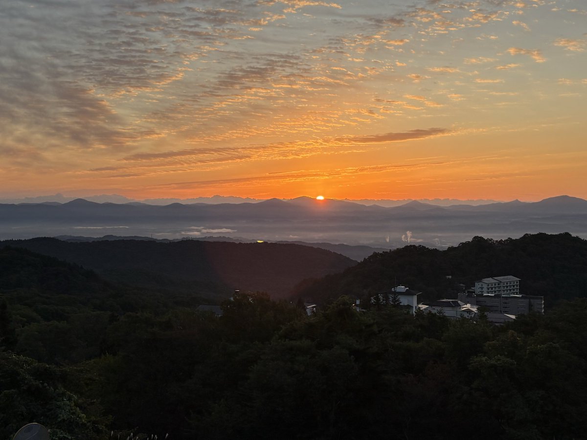 Doroncodarake's tweet image. とあるホテルにて🌅