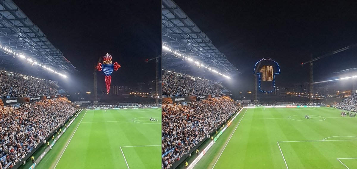 Espectacular el homenaje con drones del <a href="/RCCelta/">Celta</a> a Iago Aspas. De los mejores que recuerdo.

📷<a href="/Oscarmg24/">Óscar Méndez</a>