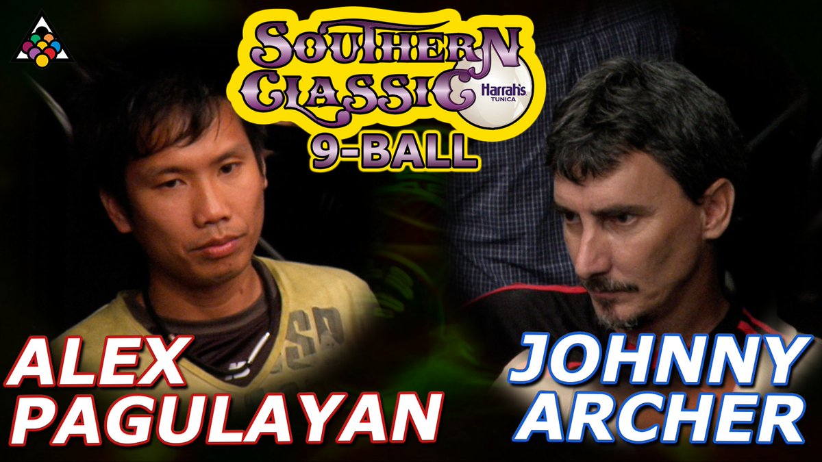 Premiering tonight at 8pm EST - 9-Ball - JOHNNY ARCHER vs ALEX PAGULAYAN - Great Southern Classic 9-Ball Finals

Mark Wilson and Danny DiLiberto called the action.
Pat Fleming will be in the chat room.

youtu.be/AEE132ad3tU