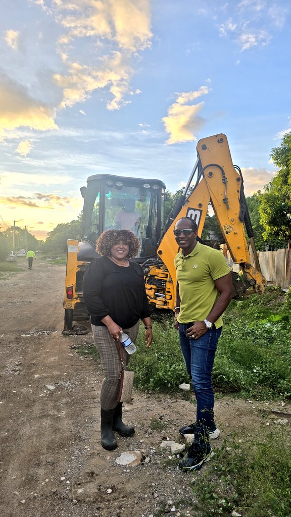 terrelonge2016's tweet photo. On the ground with the team to ensure the safety of our residents and communities. As we prepare for #Melissa, we have started cleaning drains and carried out inspections of other drains to be started tomorrow. #Portmore #Jamaica #strongwithTerrelonge https://t.co/XmH5P1LCl7