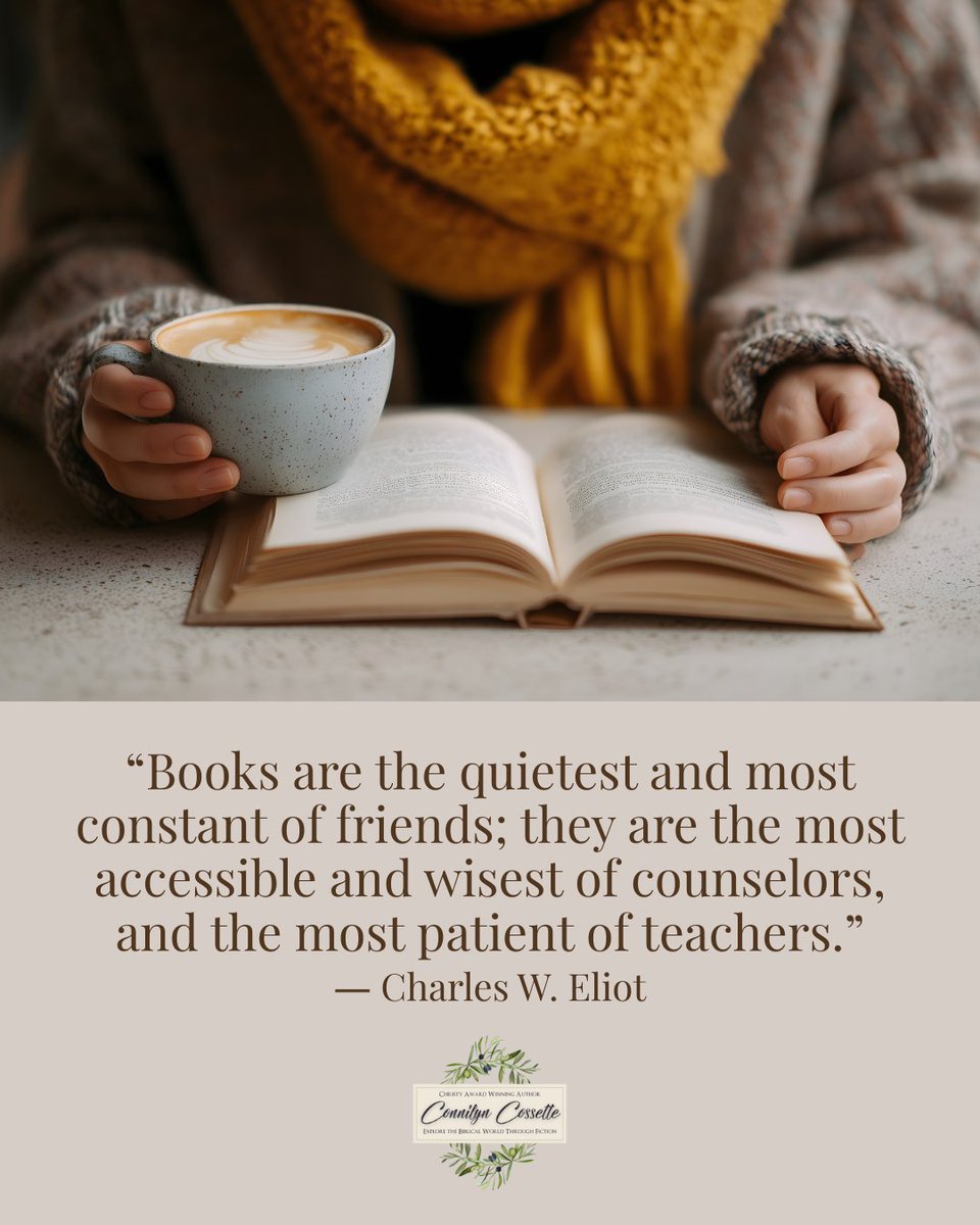 ConniCossette's tweet photo. “Books are the quietest and most constant of friends; they are the most accessible and wisest of counselors, and the most patient of teachers.”
― Charles W. Eliot

What’s one book you’ve turned to again and again like an old friend?

#connilyncossette #bookish #booklover #bookx https://t.co/VxeUdyh4Hb