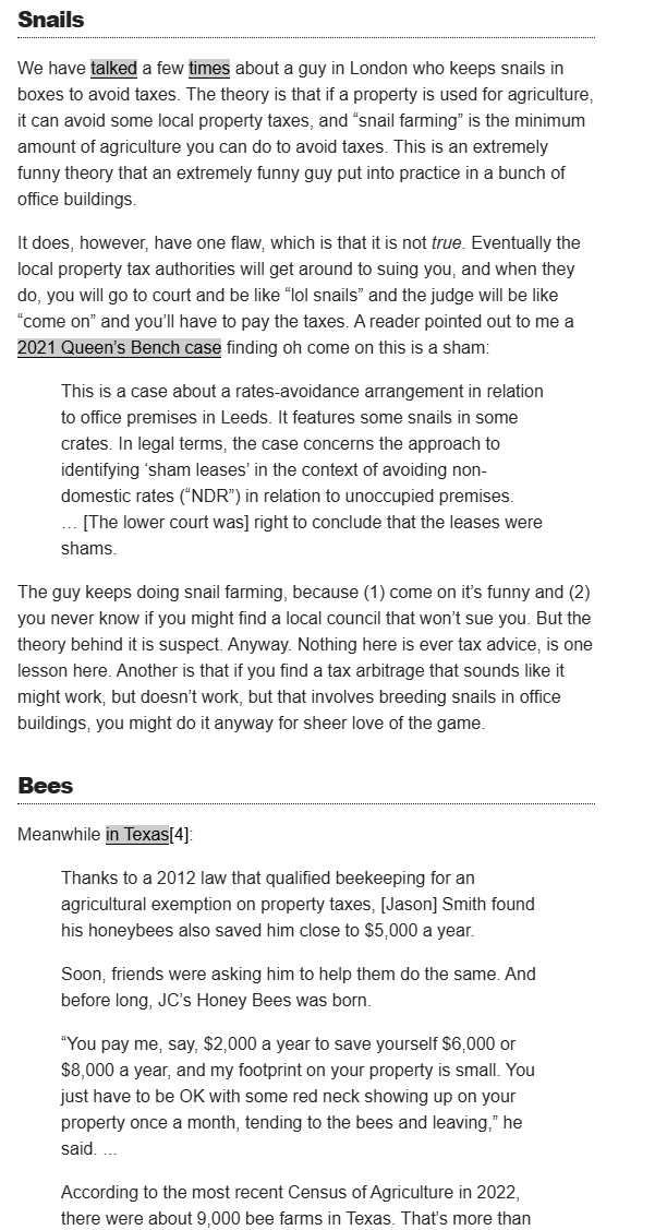 what an awesome afternoon <a href="/matt_levine/">Matt Levine</a> must have had researching this