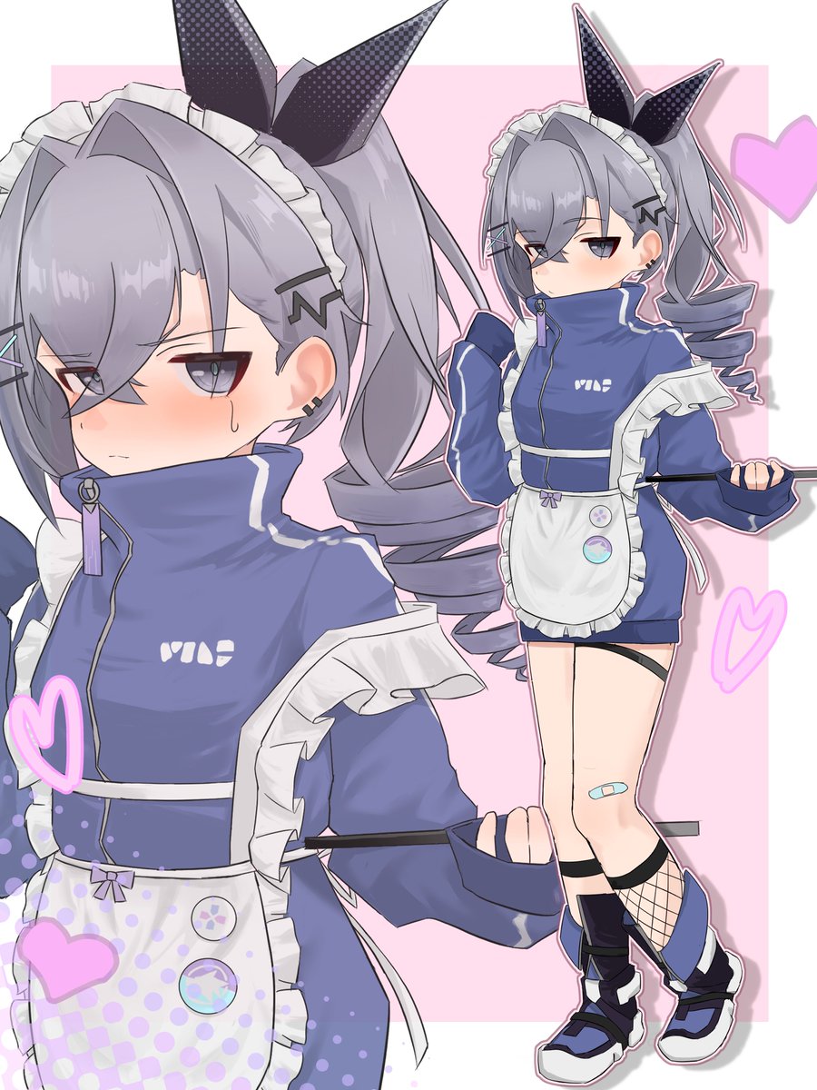 include_sub's tweet image. ジャージメイド！！

#銀狼 #SilverWolf #HonkaiStarRail #崩壊スターレイル