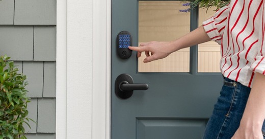 Schlage_Locks's tweet photo. Meet the new Schlage Arrive™ Smart WiFi Deadbolt!

🔒 Control and monitor your lock from anywhere with built-in WiFi and the Schlage Home app
🔑 Share up to 250 access codes
📱 Works with Alexa and Google Home 

Learn more: https://t.co/yc77mVsIlb https://t.co/YW97O1xL0d