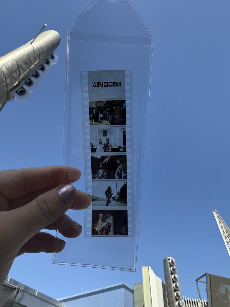 The F-Stop Focus Features pop up at CityWalk.  Got a free film reel of Bugonia! 🐝