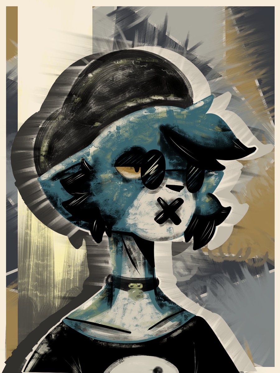 A lil portrait I made after I received a psychoanalysis from a friend who LOVES Disco Elysium and gave it to me and a bunch of others a description of what references and meanings

Waiting the others to finish. Hope y'all like it :3