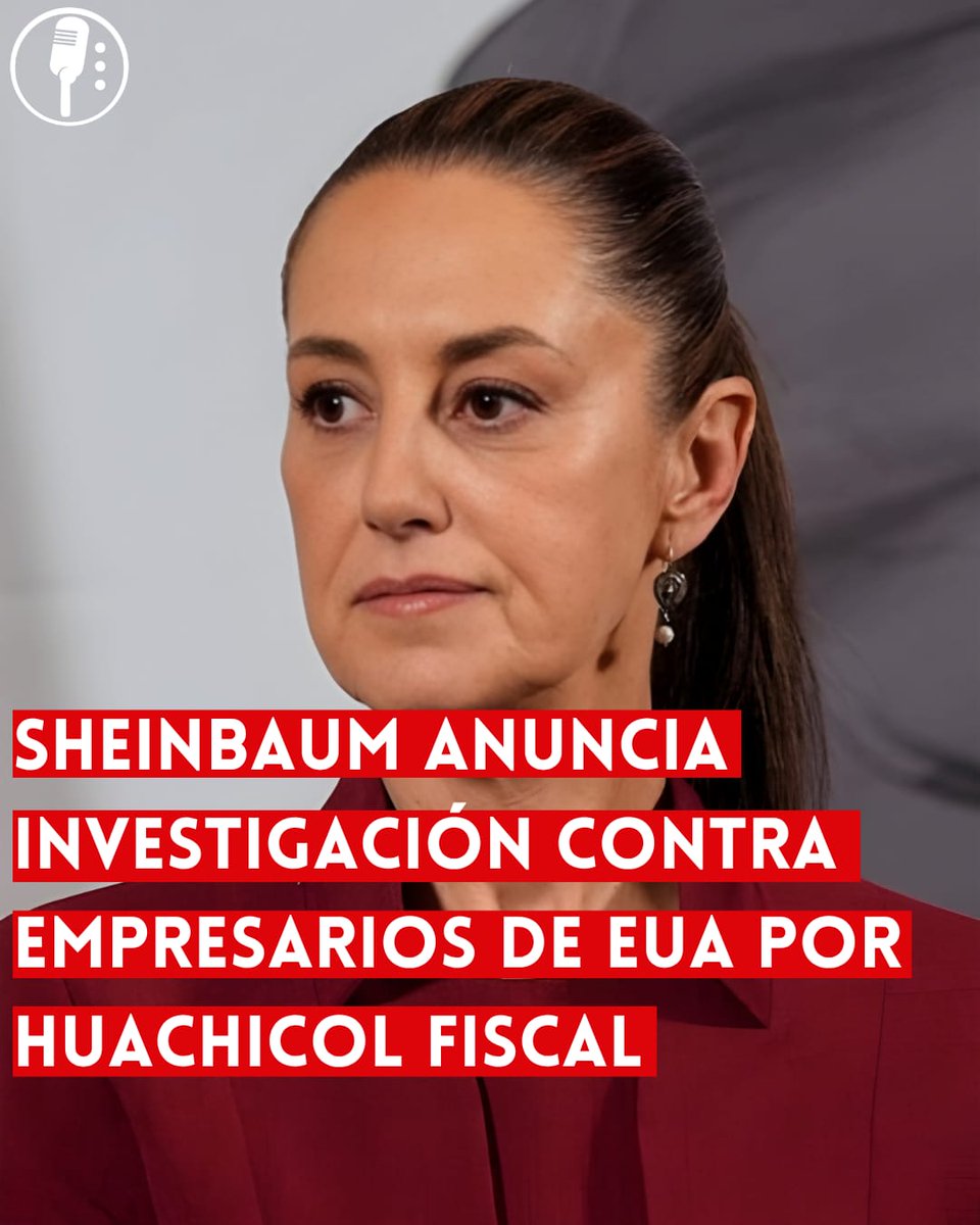 ⭕ OJO | SHEINBAUM ANUNCIA INVESTIGACIÓN CONTRA EMPRESARIOS DE EUA POR HUACHICOL FISCAL

México (<a href="/GobiernoMX/">Gobierno de México</a>) y EUA trabajan juntos para investigar a empresarios en el tráfico ilegal de combustible, una red que afecta a ambos países y que busca acabar con el huachicol fiscal.