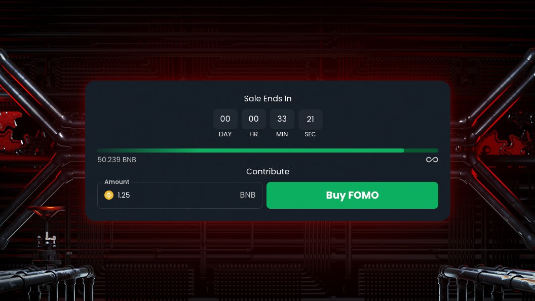 fomo_ape's tweet photo. 30mins left of the presale and just crossed 50 BNB!
https://t.co/z1x7d2WafG
https://t.co/9MZyx6wrFT
#FOMOAPES
#BSC #BNBChain #BSCProjects #BSCDeFi https://t.co/Da5urgrv5r