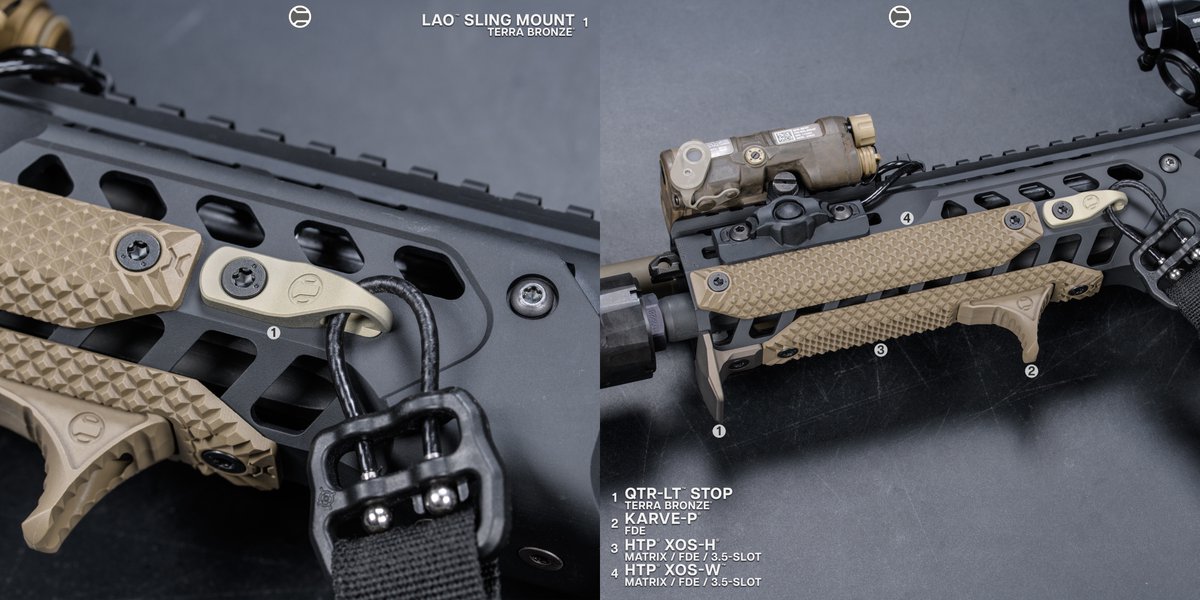 RailScales's tweet photo. Black & FDE 🤌

• QTR-LT Stop | Terra Bronze
• Karve-P | FDE
• HTP XOS-H | Matrix | FDE | 3.5-Slot
• HTP XOS-W | Matrix | FDE | 3.5-Slot
• Lao Sling Mount | Terra Bronze
• Hardtop Mount | Terra Bronze
• MCX CSMR | Carbon Black

#RailScales #QTR #Karve #HTPScales #XOS #LaoMount #HardtopMount #CSMR #SigSauer #MCX #SPEARLT #SLX556CQD #Romeo4T #Surefire #ScoutLightPro #Geissele #L3Harris #NGAL #BlueForceGear #FerroConcepts #PoiTac #Magpul #WilcoxIndustries #EOTech #G33 #MLOK #Profoto