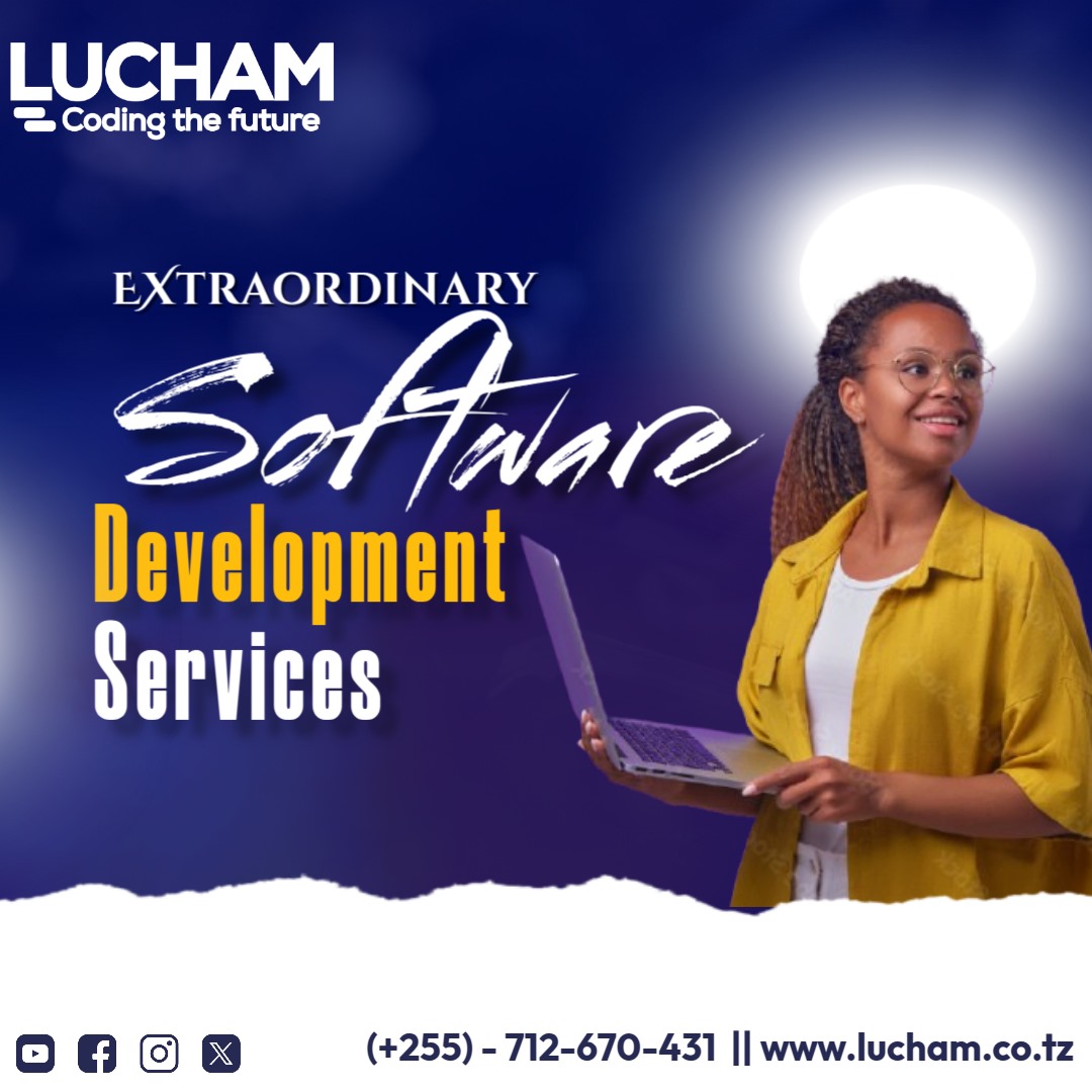 lucham_tz's tweet image. #lucham_tz #softwarwengineer #softwaredeveloper #techhouse #techtanzania #tech #technology visit lucham.co.tz @lucham_tz @lucham_tz @CodingTheFuture