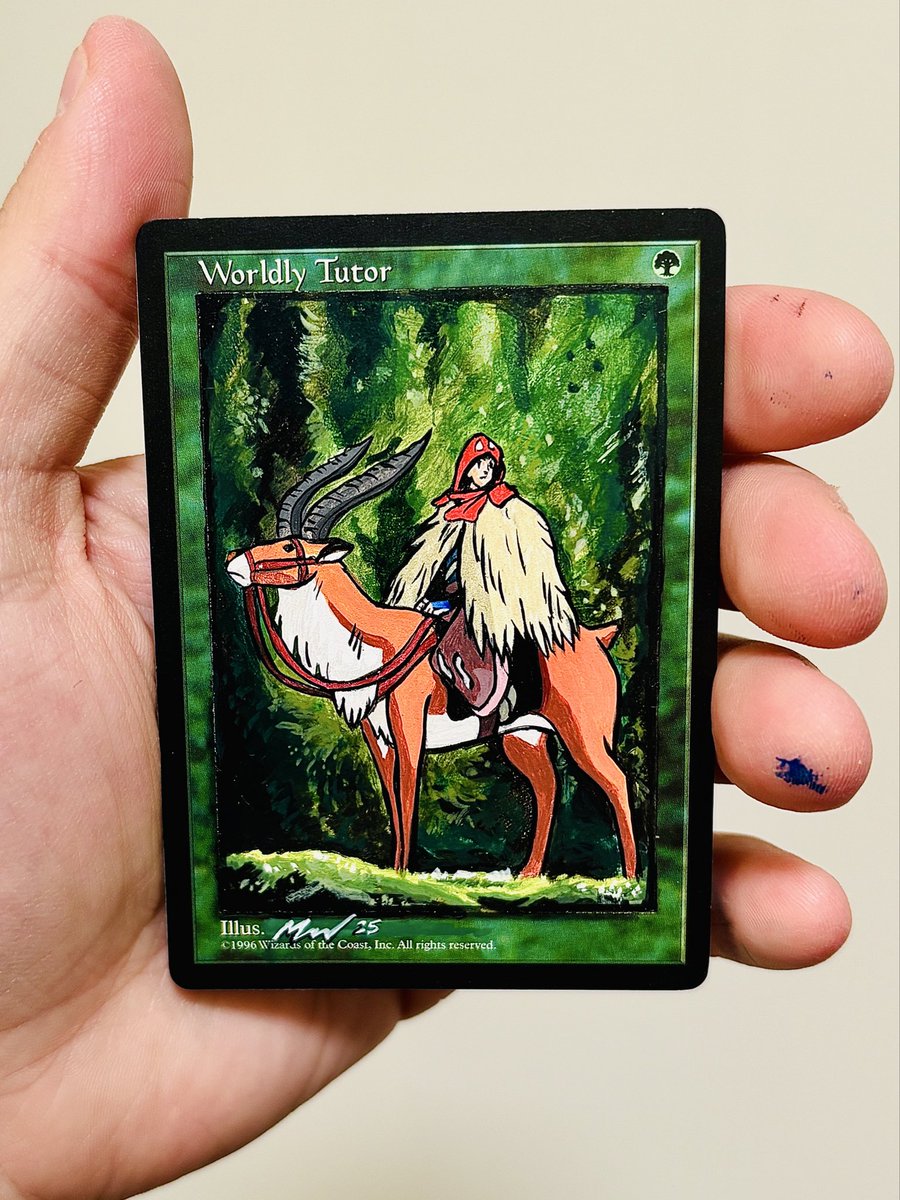 Ashitaka &amp; Yakul / Worldly Tutor

$175+shipping, DM