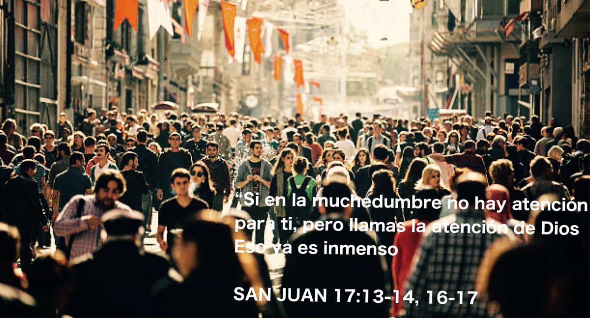 Wilkopr's tweet photo. Si en la muchedumbre no encuentras atención para ti, pero llamas la atención de Dios, ya eso es inmenso! https://t.co/VYiDkrR935