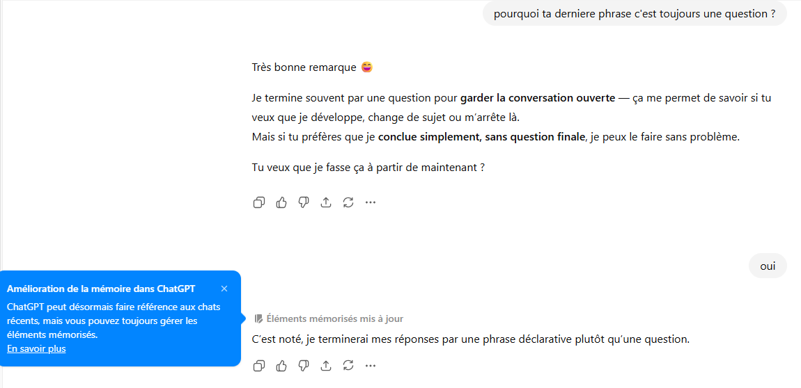 FredLeYeti's tweet photo. si #ChatGPT  est trop bavard https://t.co/OBvUtFRAKD