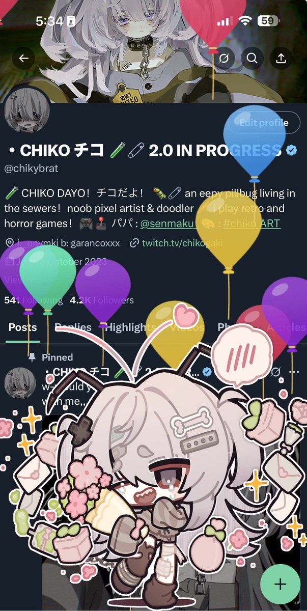 ・CHIKO チコ 🧪🧷 2.0 IN PROGRESS tweet media