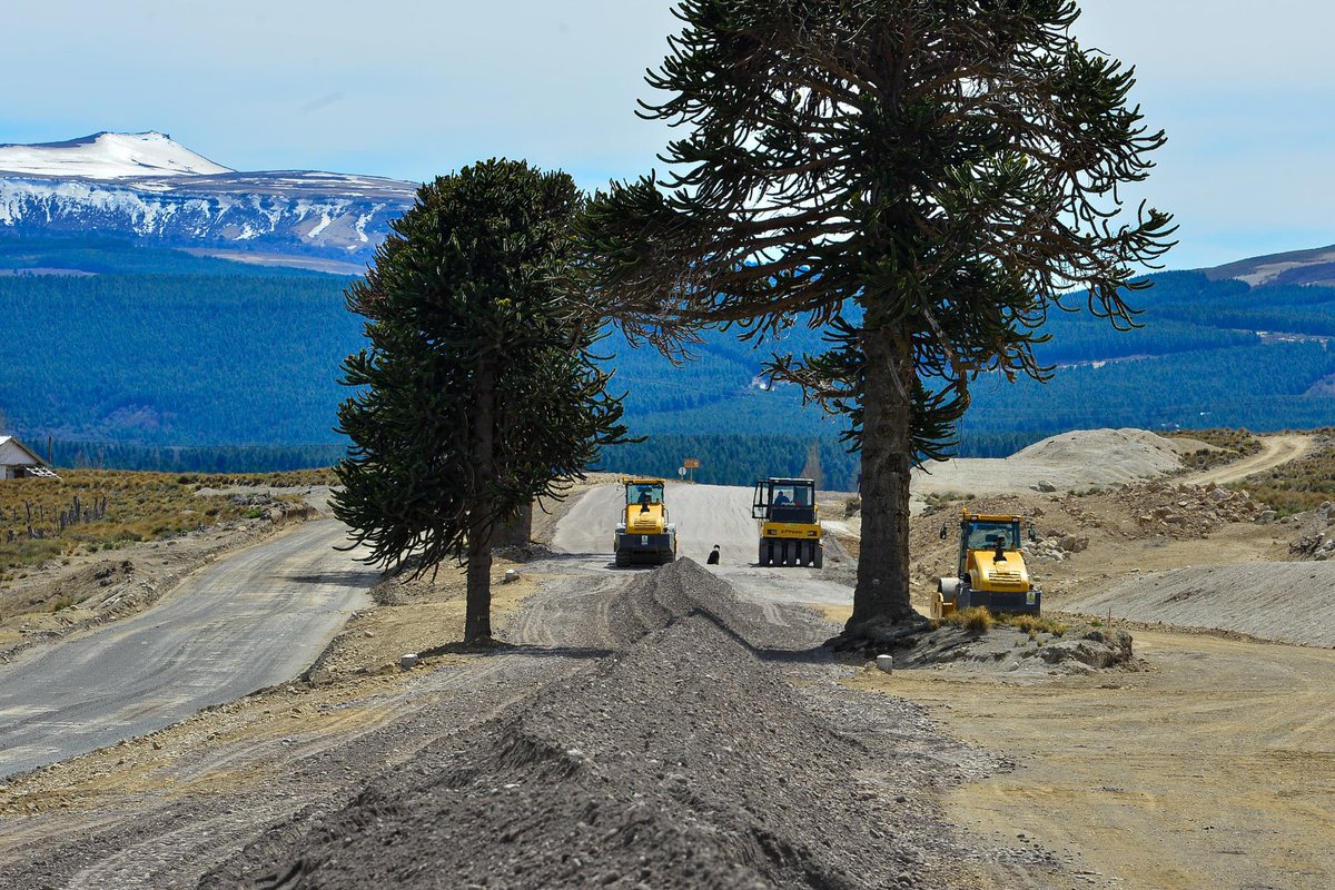 UNA RUTA EMBLEMÁTICA

Avanza en sus cuatro tramos la pavimentación de la Ruta 23, una obra que pone en valor un circuito turístico binacional y potenciará el desarrollo de toda la región del Pehuén.

Hoy recorrimos el tramo 2, entre Litrán y Puesto Jara, de esta ruta que fue