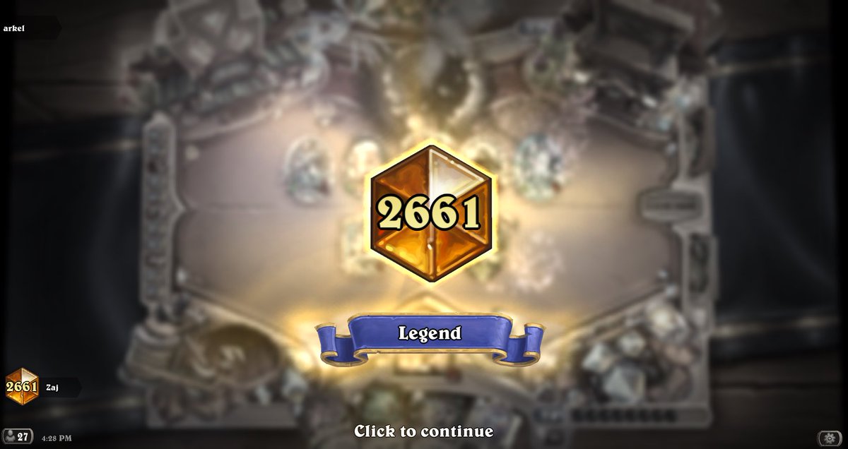 hs_zaj's tweet photo. Mercifully done with the climb. This meta may be “balanced,” but it’s slow, boring, and unimaginative. Hopefully the new set brings new strategies because the game will be in a real bad spot if this meta persists. 

quest warlock again. Same list as last month: 17-3 to get there https://t.co/VsIqLtdYNf