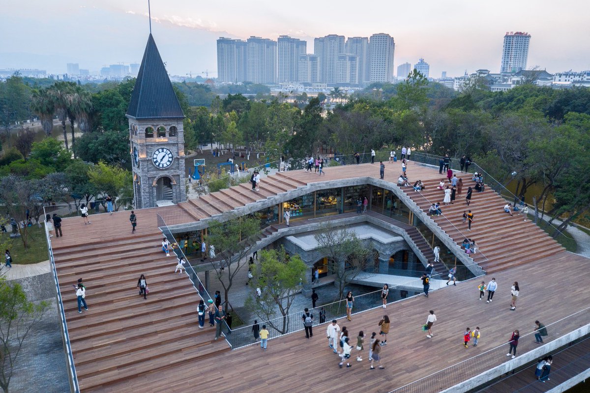 illustrarch's tweet image. Mengzi NSAU Bookstore of Librairie Avant-Garde by ZAO/Zhang Ke Architecture Office

#library #architects #design #architecture #illustrarch