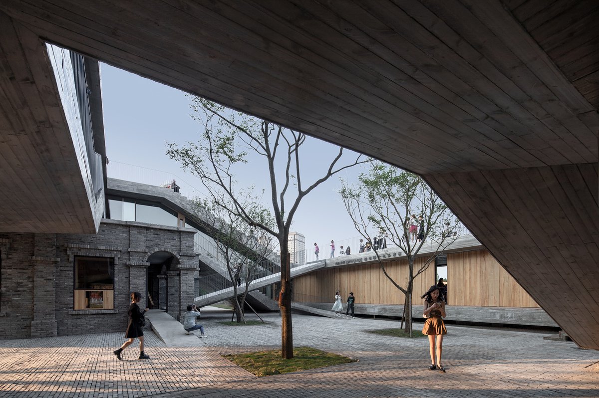 illustrarch's tweet image. Mengzi NSAU Bookstore of Librairie Avant-Garde by ZAO/Zhang Ke Architecture Office

#library #architects #design #architecture #illustrarch