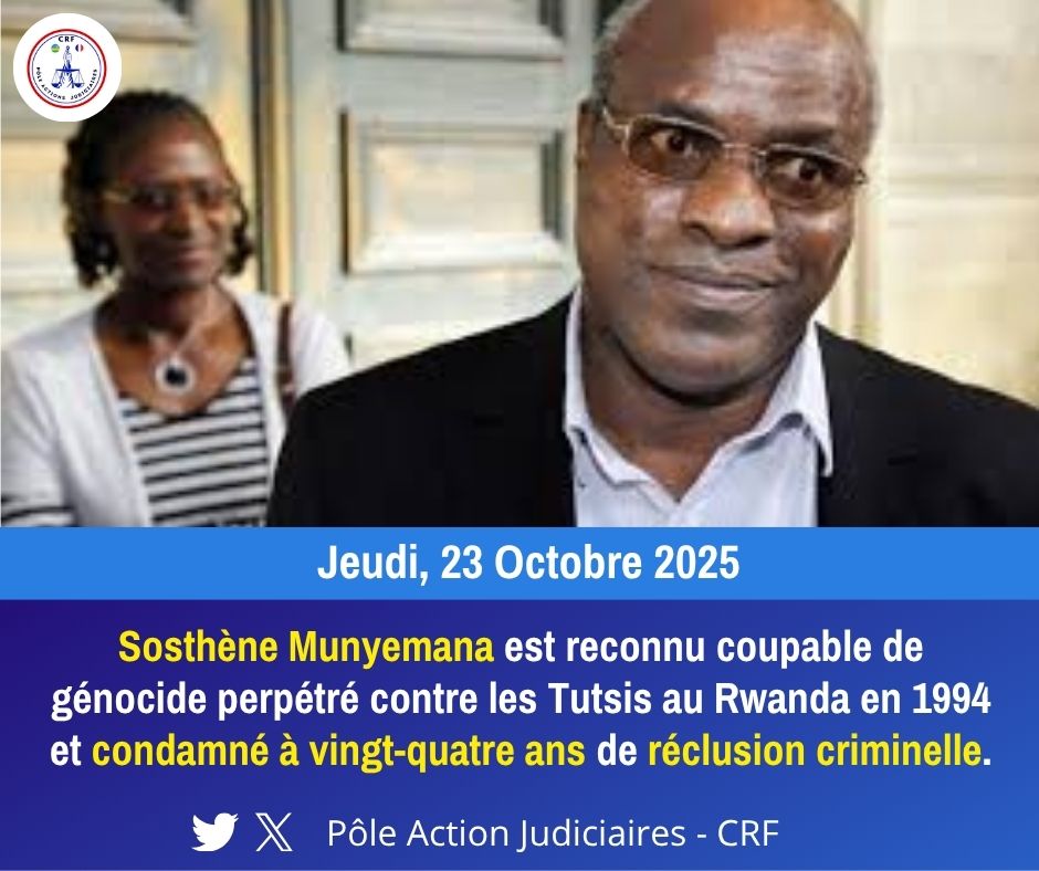 Le génocidaire, connu sous le nom « du Boucher de Tumba», reste en prison.
Que les âmes de Tumba reposent en paix. #ibuka #ibuka